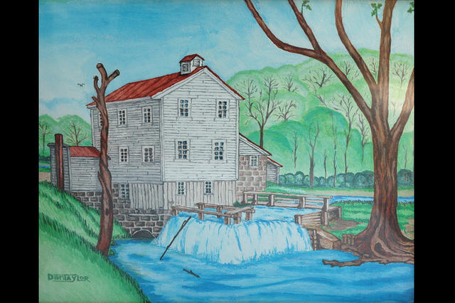 Ohio Old Mill (portrait)